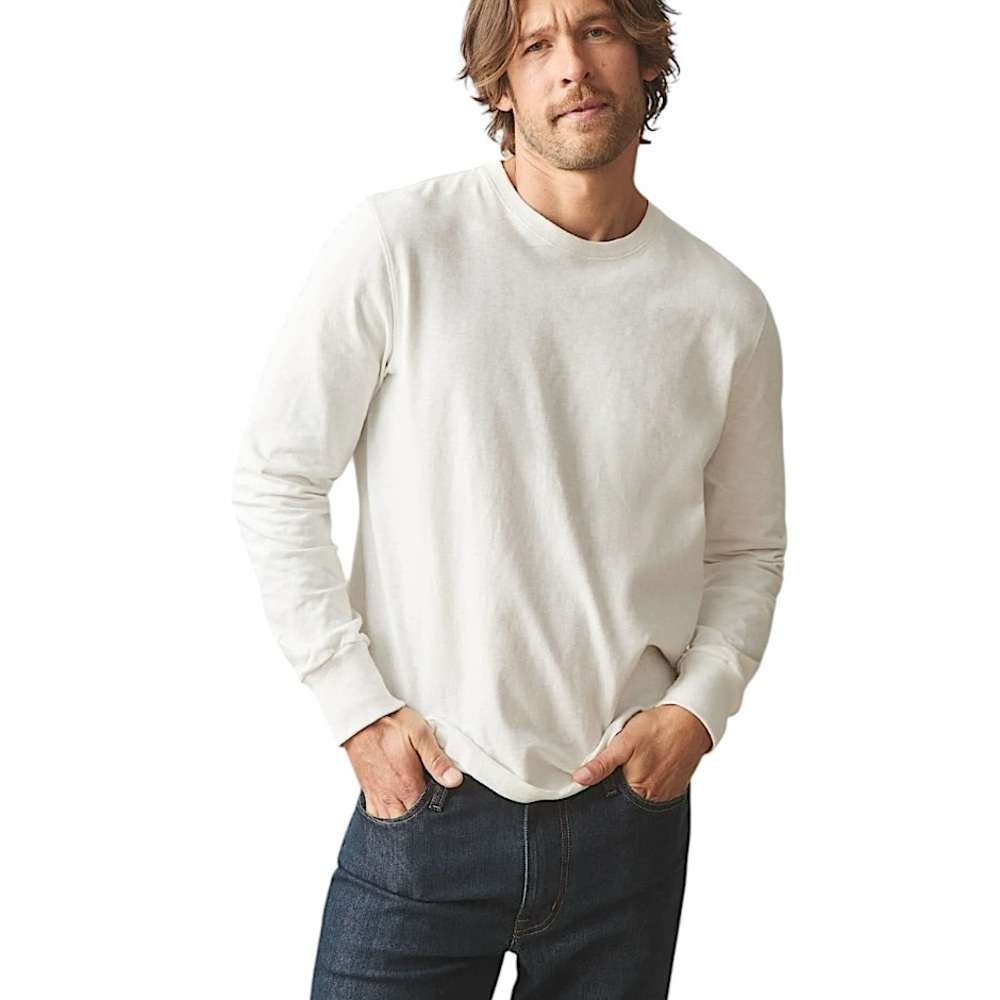 American Giant Premium Slub Long Sleeve Crew Tee size XL